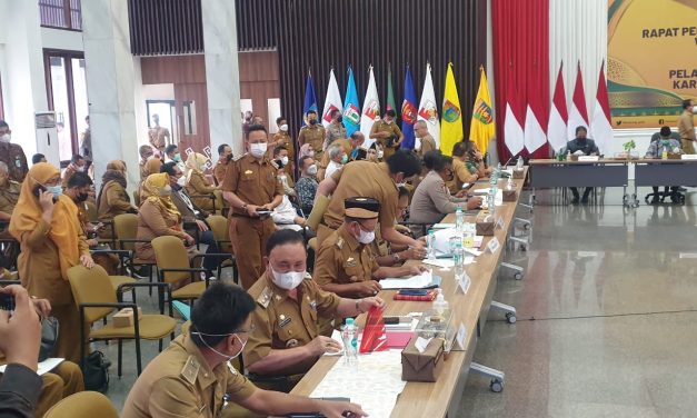 Wakil Bupati Lambar Menghadiri Rapat Penanganan Virus Baru Omicron