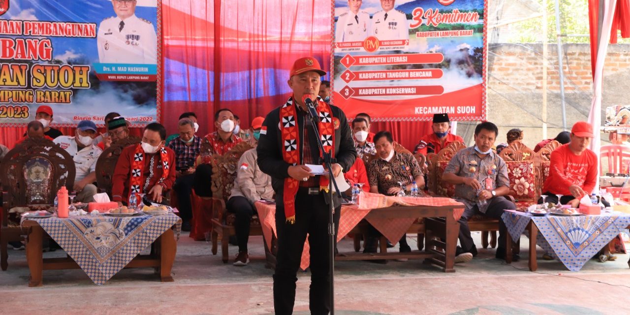 Tingkatkan Kemajuan Daerah, Bupati Lambar Melakukan Musrenbang di Kecamatan Suoh