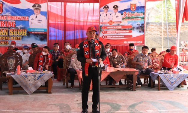 Tingkatkan Kemajuan Daerah, Bupati Lambar Melakukan Musrenbang di Kecamatan Suoh