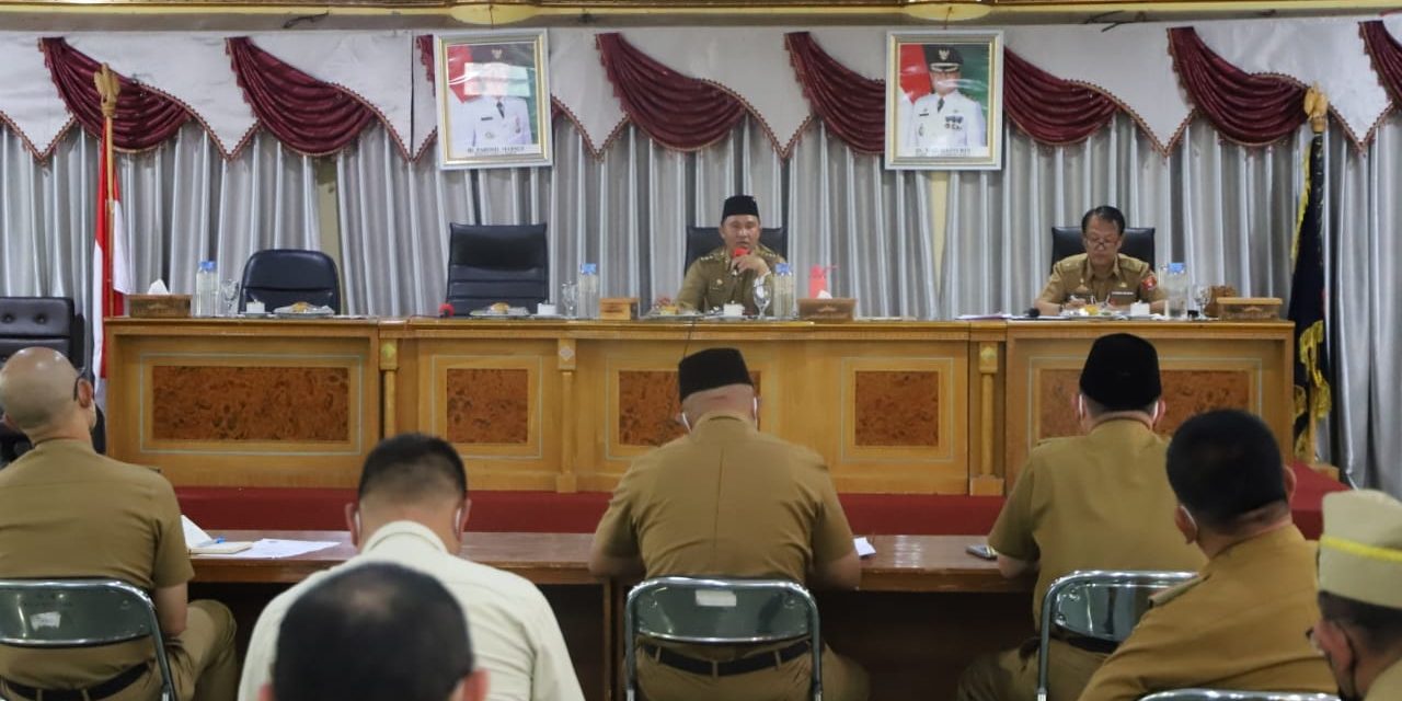 Bupati Lampung Barat Mengharapkan OPD Terkait Untuk Tanggap Dan Cepat Terkait Penanganan Bencana
