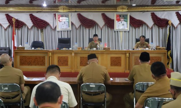 Bupati Lampung Barat Mengharapkan OPD Terkait Untuk Tanggap Dan Cepat Terkait Penanganan Bencana