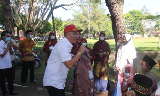 Bupati Parosil Hadiri Pawai Tahrib Bulan Suci Ramadhan 1443 Hijriah