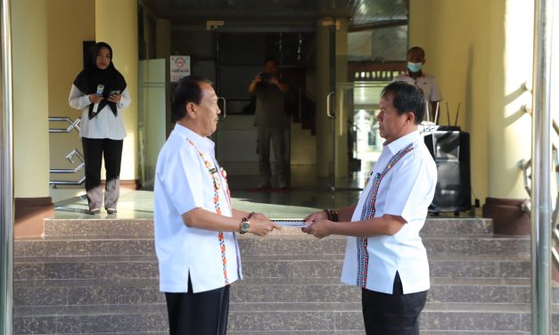 Lakukan sertijab  Sekda Lambar ajak seluruh OPD bekerja sama dan bersinergi