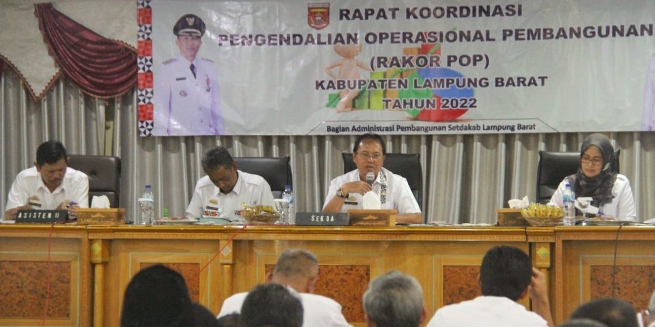 Rakor POP, Sekda Harap Menjadi Wadah Evaluasi Kinerja Kedepannya