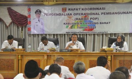 Rakor POP, Sekda Harap Menjadi Wadah Evaluasi Kinerja Kedepannya