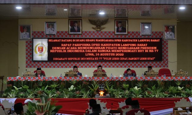Bupati Parosil hadiri Rapat paripurna pidato kenegaraan