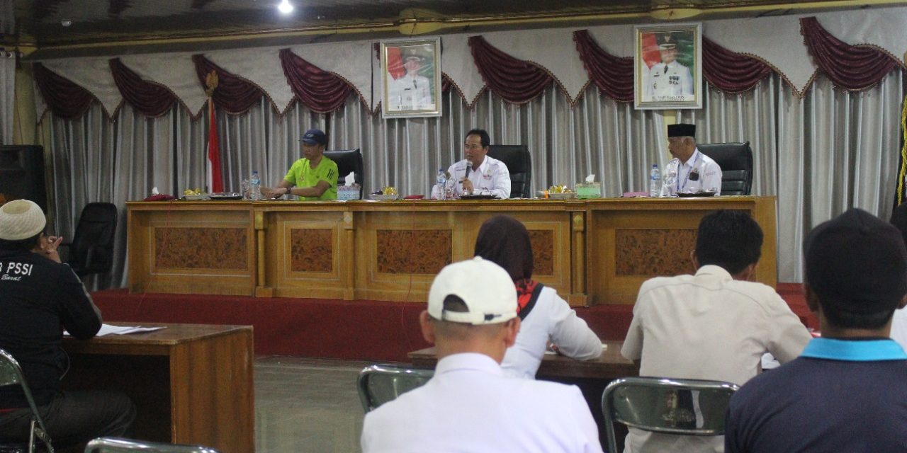 Sekda Lambar Pimpin Pembentukan Panitia Liga PM II U-23 Tahun 2022