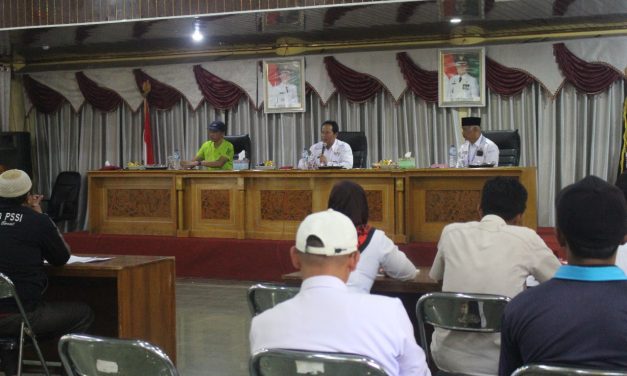 Sekda Lambar Pimpin Pembentukan Panitia Liga PM II U-23 Tahun 2022