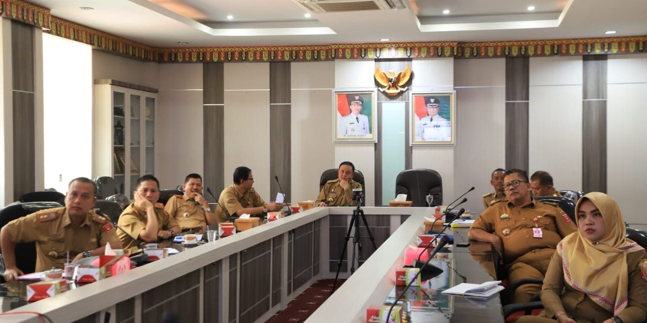 Pemkab Lambar Mengikuti Rakor Pengendalian Inflasi Daerah Tahun 2022
