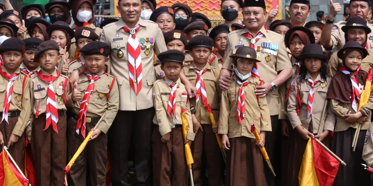 Pimpin Upacara Hari Pramuka Ke-61, Bupati Parosil ajak anggota Pramuka terus semangat dalam mengabdi