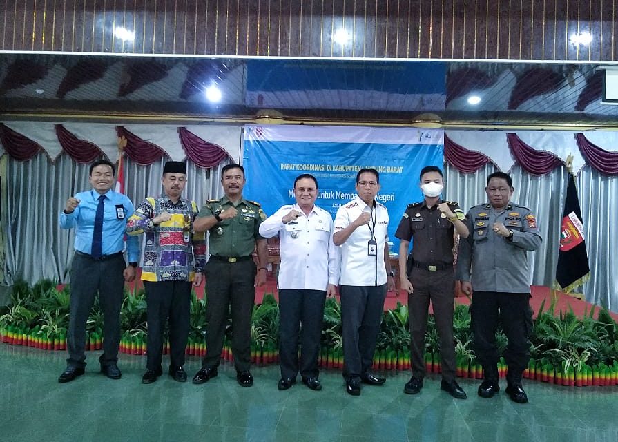 Wakil Bupati Lambar Membuka Rakor Pendataan Awal Regsosek tahun 2022