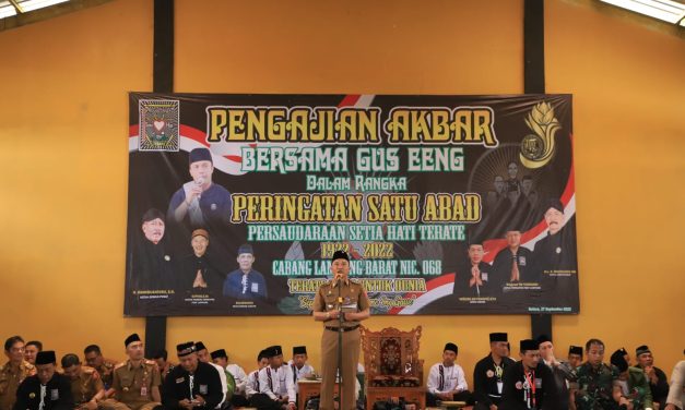 Hadiri Pengajian Peringatan Satu Abad PSHT, Parosil Harap PSHT Lambar Turut Menjaga Kerukunan, Kedamaian dan Ketertiban