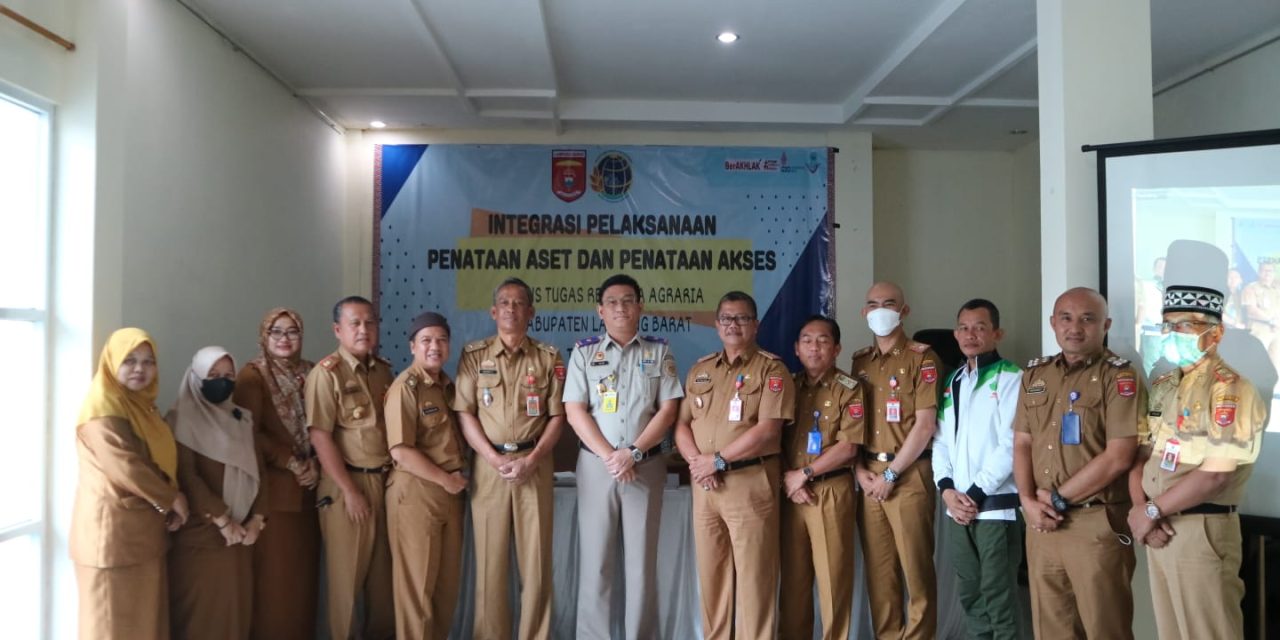 Pemkab Lambar Melakukan Rapat Integrasi Penataan Aset dan Gugus Tugas Reforma Agraria