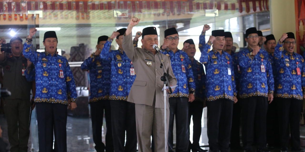 Pemkab Lambar gelar Upacara peringatan hari sumpah pemuda ke-94