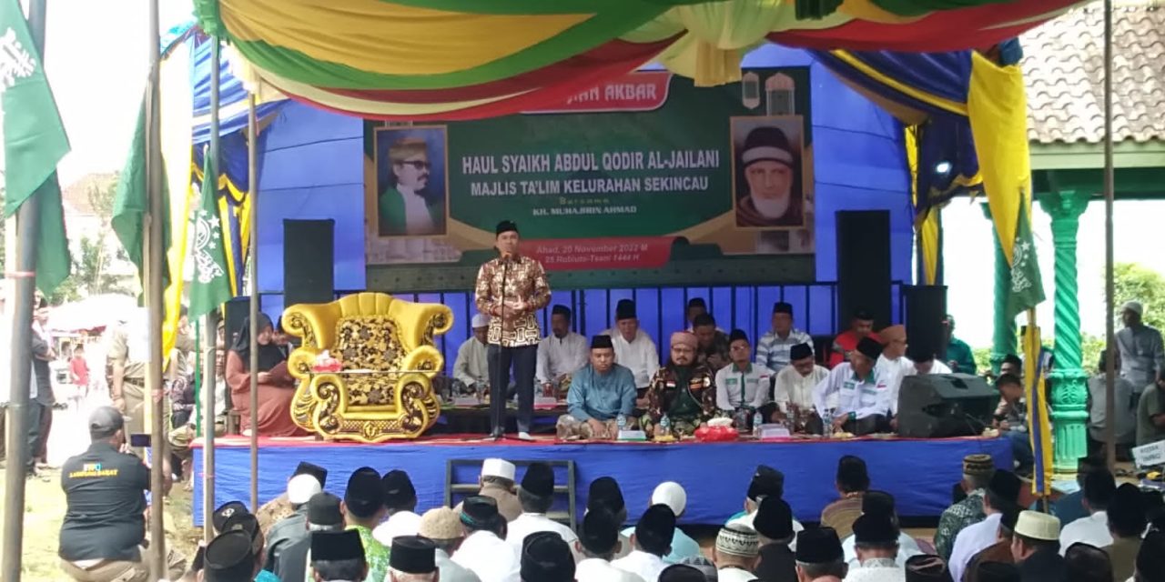 Hadiri pengajian, Bupati Parosil harap momentum dalam memperbaiki keimanan