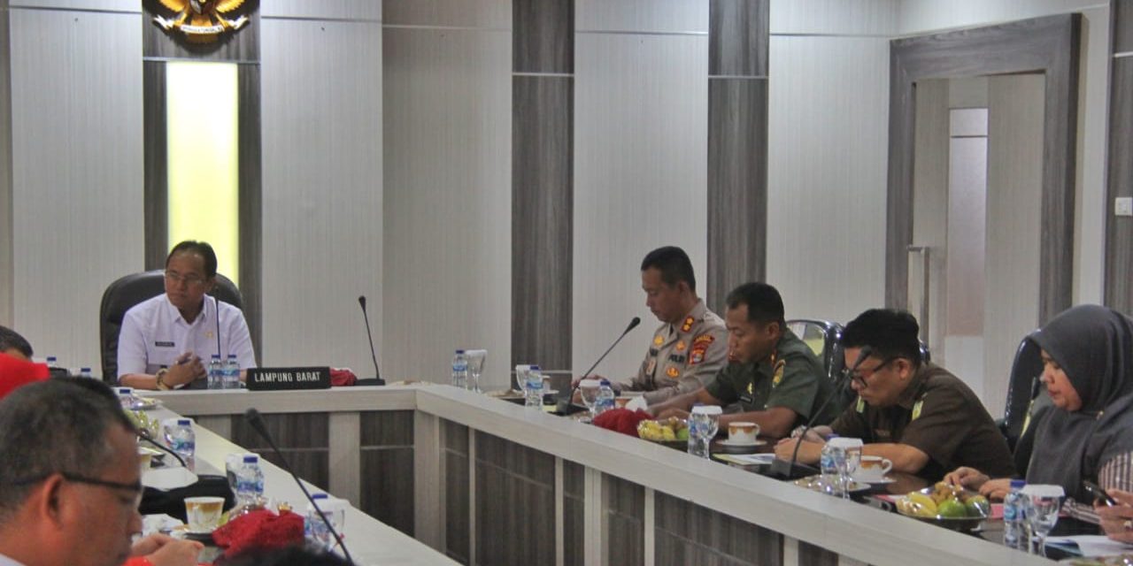 Jelang Nataru Forkopimda Gelar Rakor Terhadap Pemkab Lambar.