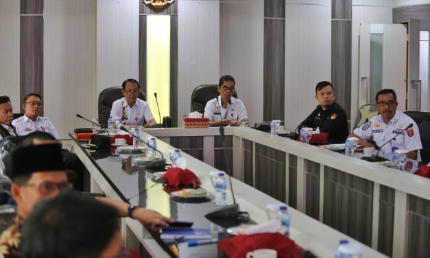 Pemkab Lambar Ikuti Webinar Sukses Pemilu Serentak Tahun 2024.