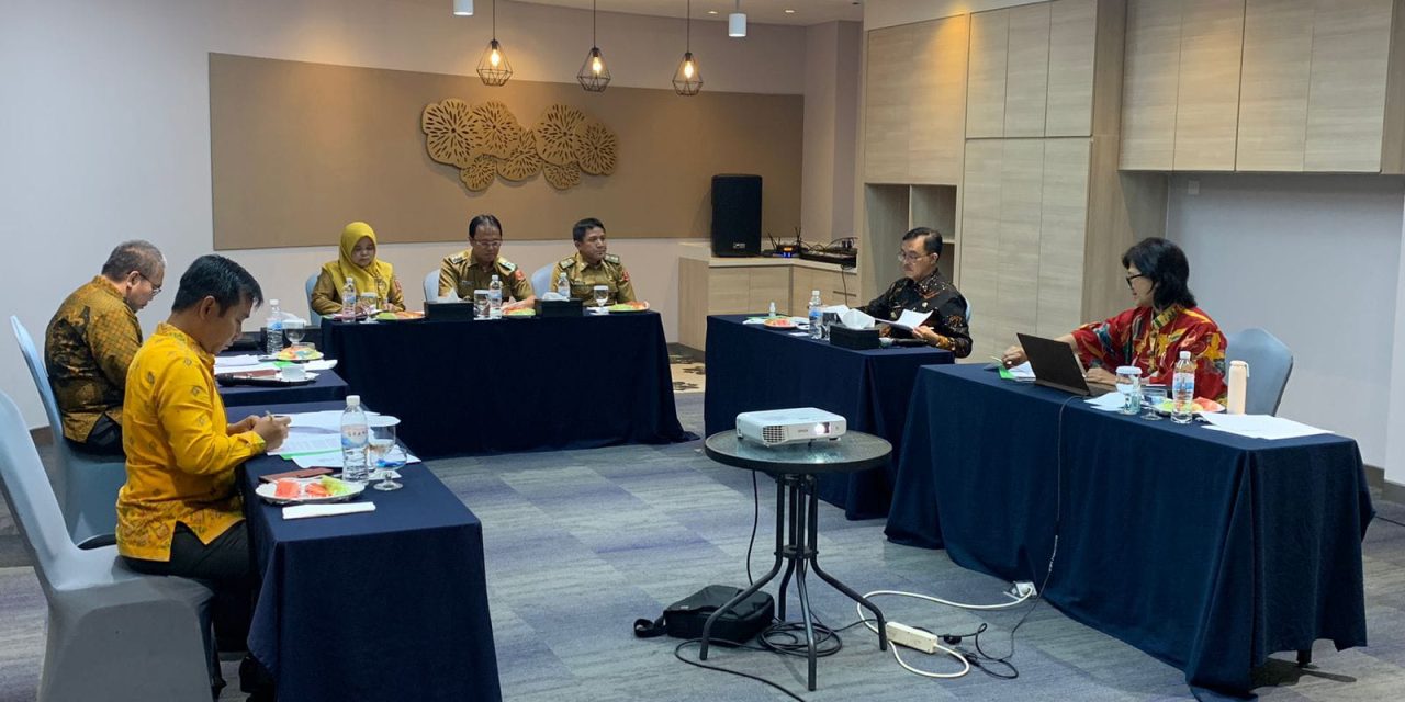 Pj. bupati Lambar Ikuti Wawancara Paritrana Award Tingkat Provinsi Lampung Tahun 2022.