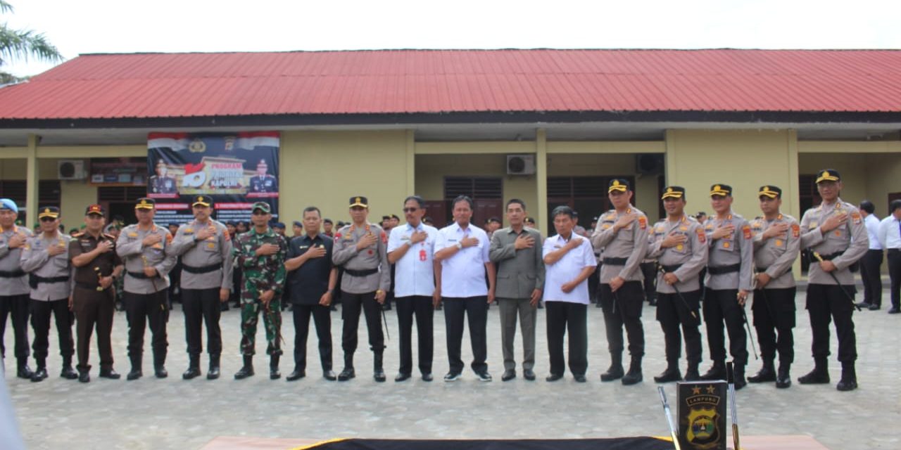 Saksikan Peresmian Polres Pesibar, Pj. Bupati Lambar Harap Polri Jadi Transformasi Bidang Pelayanan Publik.