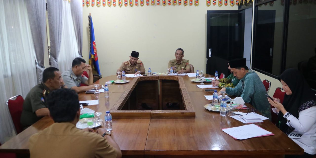 Sambut Ramadhan 1444 Hijriyah, Pemkab Lampung Barat Menggelar Rakor Gabungan