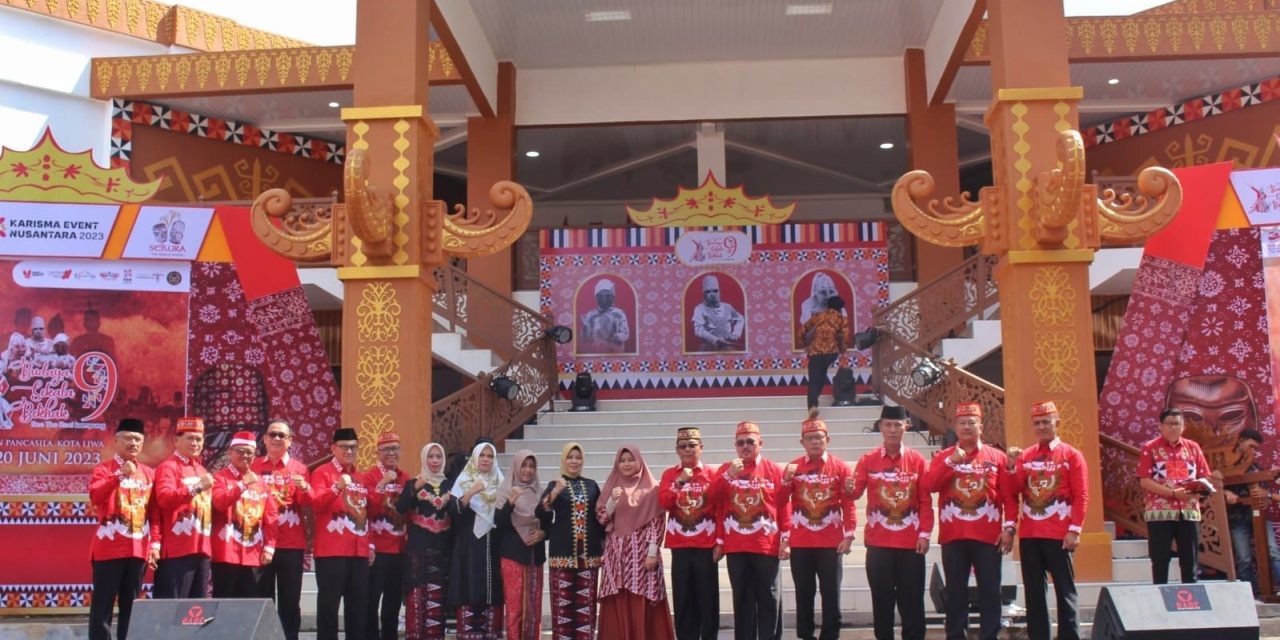 Karisma Event Nusantara Festival Budaya Sekala Bekhak Pemkab Lambar Tahun 2023 Resmi Dibuka