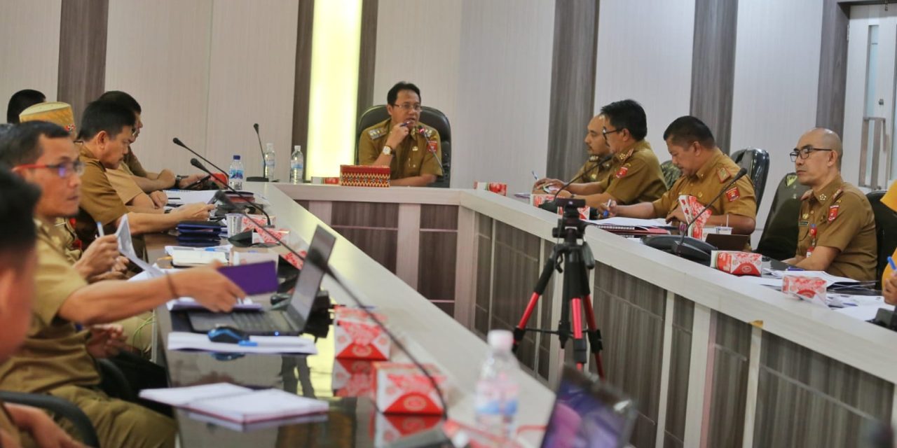 Pemkab Lambar Menggelar Rapat Persiapan Lintas Sektor RTRW Tahun 2023-2043