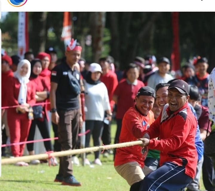Rayakan Hut Ri Ke-58, Pemkab Lambar Gelar Perlombaan Permainan Tradisional