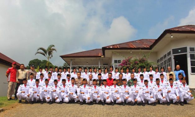 Diklat Pembentukan Paskibraka Kabupaten Lampung Barat Resmi Ditutup