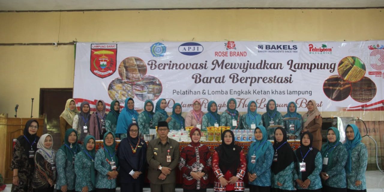 Jelang Hut Ke-32, TP-PKK dan APJI Lambar Gelar Pelatihan Buat Engkak Ketan.