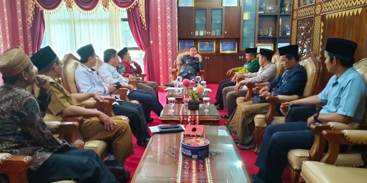 Pj. Bupati Nukman Terima Kunjungan PCNU Lampung Barat