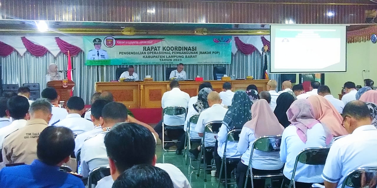 Pemerintah Kabupaten Lampung Barat lakukan Rakor POP triwulan IV tahun 2023