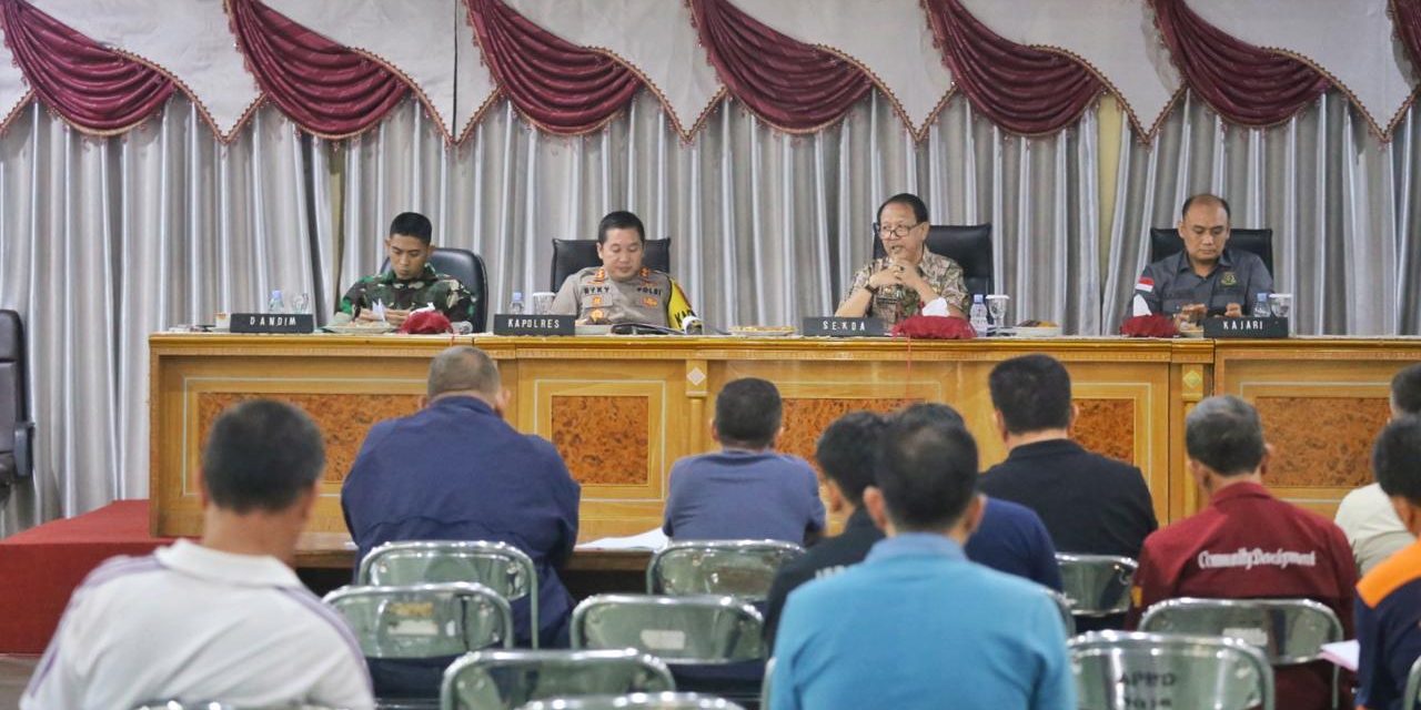 Ciptakan Pemilu Aman, Damai dan Lancar, Forkopimda Lambar Gelar Rapat Koordinasi.