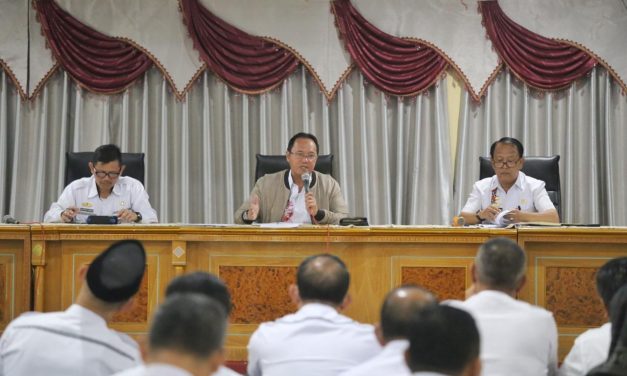 Pemkab Lambar Gelar Rapat Persiapan Penyusunan Laporan Kinerja Triwulan Pj Bupati Nukman.