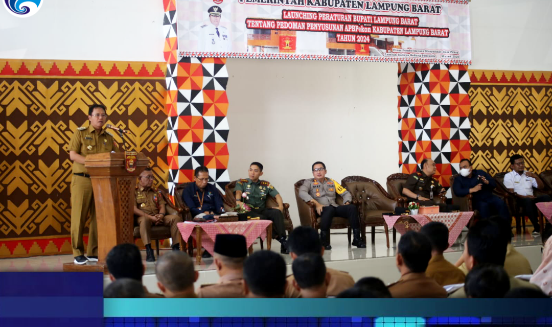 Pj. Bupati Nukman Launching Perbup tentang pedoman penyusunan APBPekon