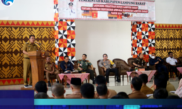 Pj. Bupati Nukman Launching Perbup tentang pedoman penyusunan APBPekon