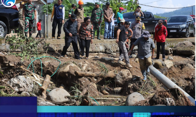 Tinjau Lokasi Pasca Banjir di BNS, Bupati Nukman Minta Masyarakat Segera Membuat Laporan