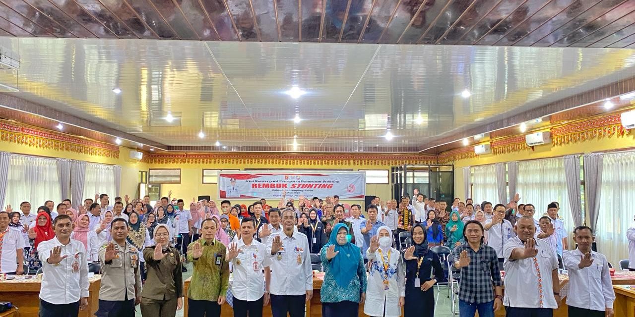 Pimpin Rembuk Stunting, Wasisno Minta Keseriusan dan Komitmen Seluruh Stakeholder