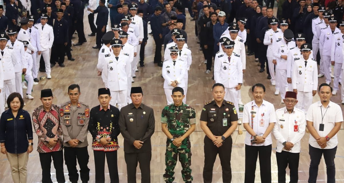 71 Peratin dan 830 LHP Lingkungan Lampung Barat Resmi Dilantik Pj Bupati Nukman