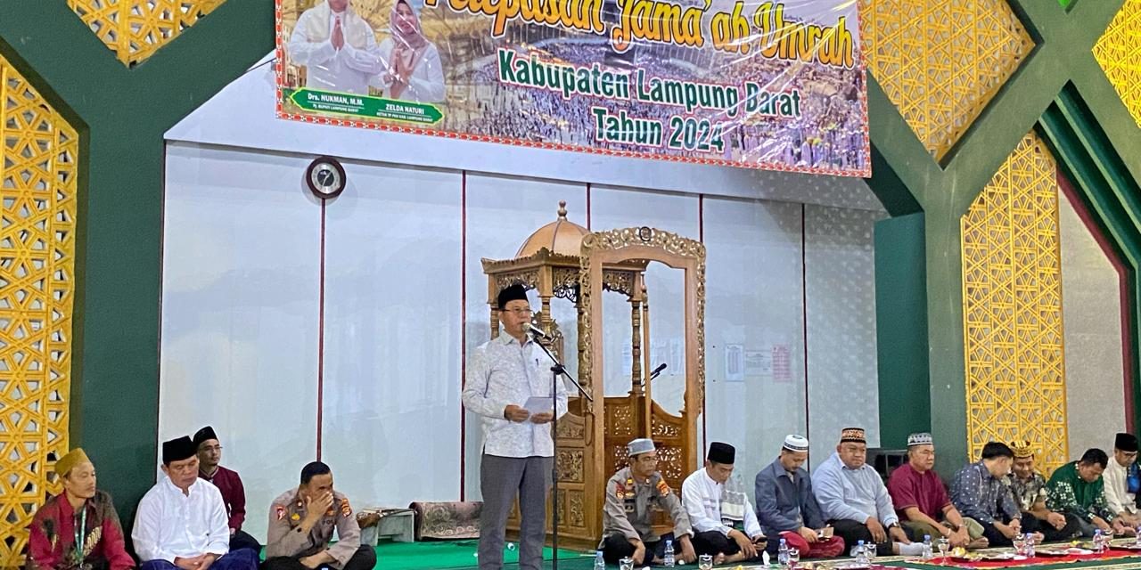 Lepas 63 Jamaah Umrah, Pj Bupati Nukman Minta Jama’ah Fokus Ibadah