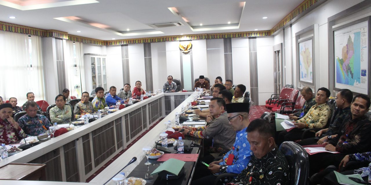 Pj. Bupati Nukman pimpin rapat koordinasi Dukungan Elemen Satuan Kerja (DESK) Pilkada