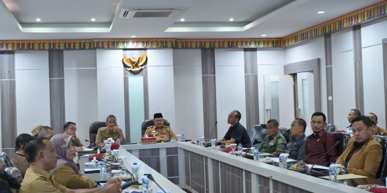 Jelang Hadapi Bulan Suci Ramadhan dan Idul Fitri, Pemkab Lampung Barat Gelar Rapat Lintas Sektoral