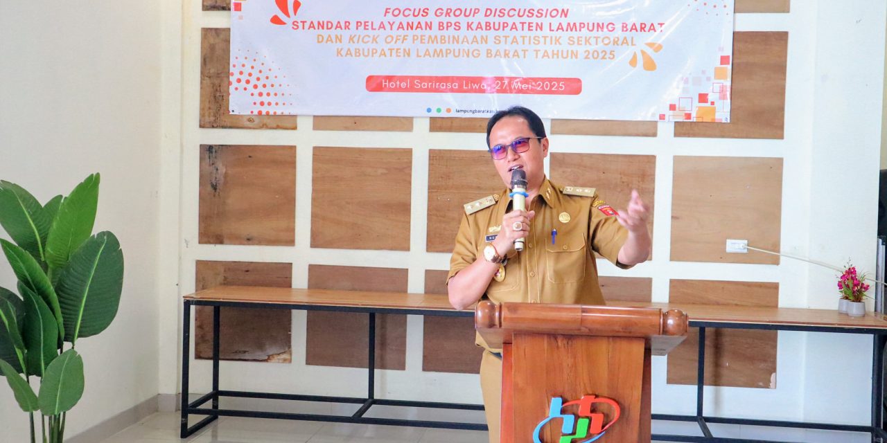 Buka FGD Standar Pelayanan BPS, Nukman Apresiasi BPS Lampung Barat