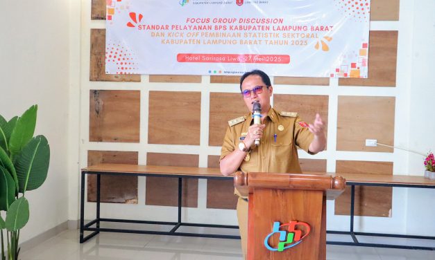 Buka FGD Standar Pelayanan BPS, Nukman Apresiasi BPS Lampung Barat