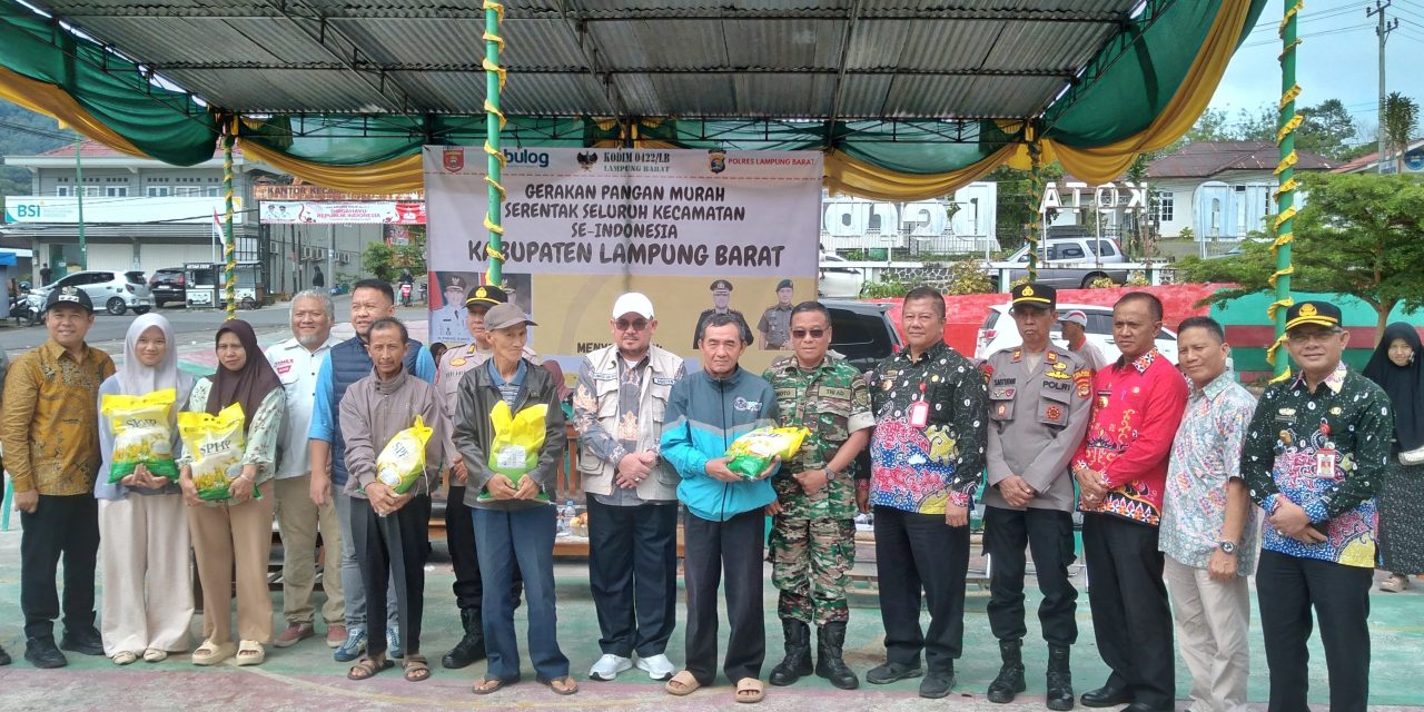 Lampung Barat Gelar Gerakan Pangan Murah Serentak