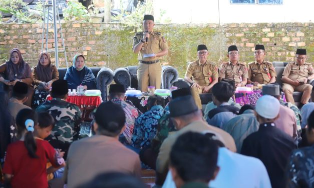 Parosil Mabsus Panjatkan Doa Bersama Dengan Masyarakat Talang Kuningan Untuk Kedamaian Lampung Barat