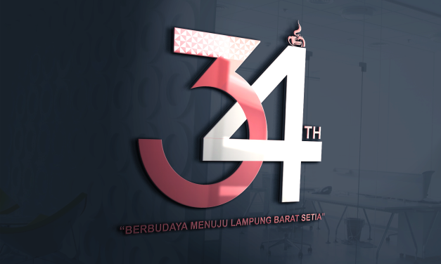 Logo HUT Lampung Barat ke 34