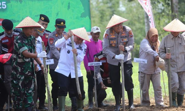 Wakil Bupati Lampung Barat Hadiri Penanaman Jagung Serentak Oleh Polri: Dukung Penuh Swasembada Pangan Nasional 2025