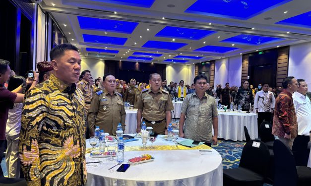Sinergi Pengawasan Ormas, Wakil Bupati Lampung Barat Hadir di Rakor Forkopimda Provinsi Lampung