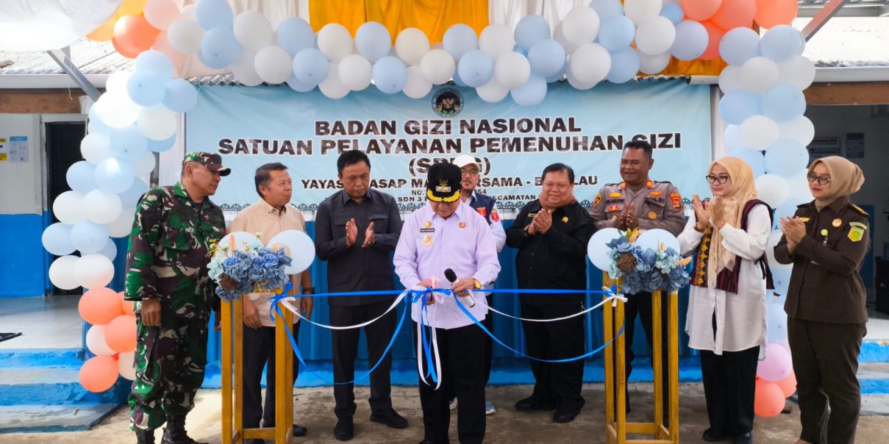 Resmikan SPPG Kecamatan Belalau Wakil Bupati Minta Harus Penuhi Standar