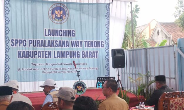 Dapur SPPG Way Tenong Diresmikan, Dukung Program Makan Bergizi Gratis untuk Generasi Sehat